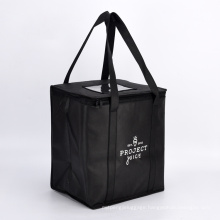 Reusable Thermal Insulated Grocery Cool Carry Cooler Lunch Bag for Food Cooler Bag